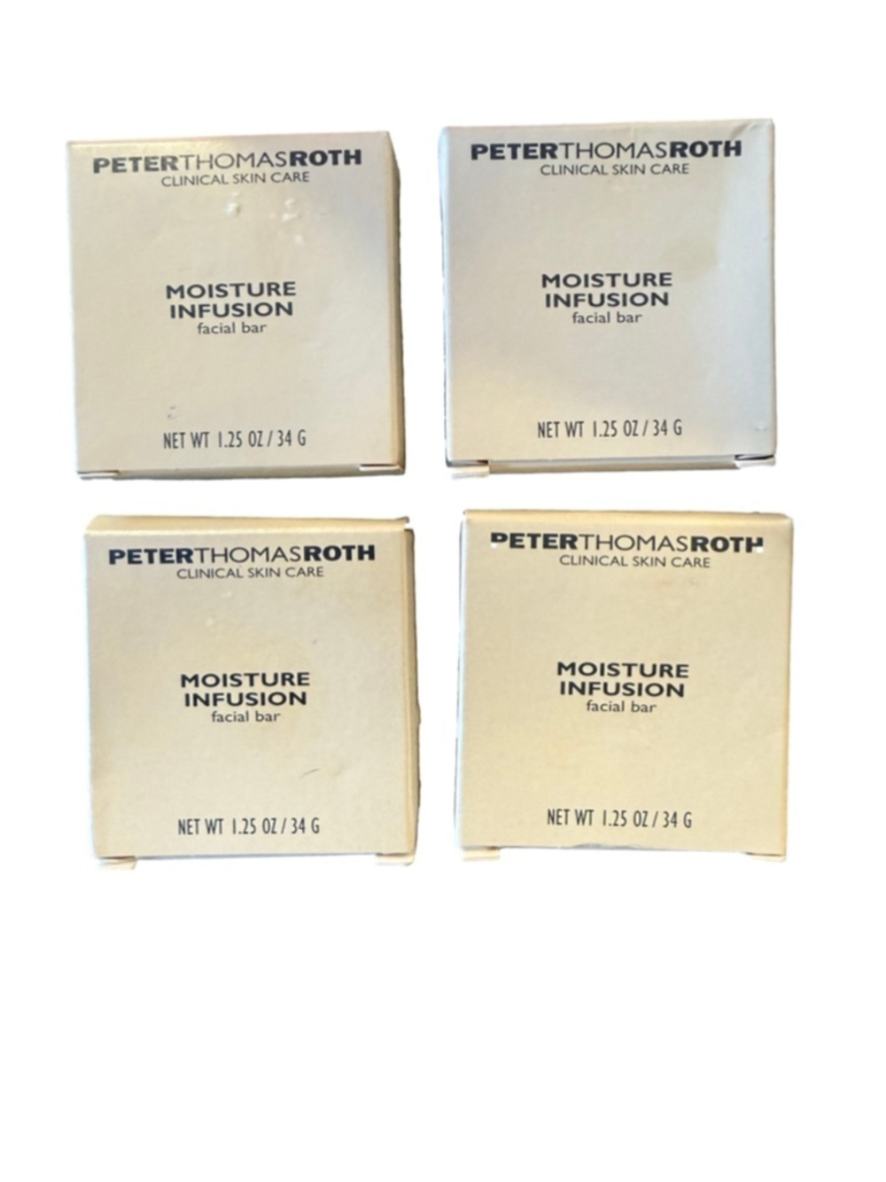 PETER THOMAS ROTH moisture infusion facial bar soap 1.05 oz NEW Lot of 4